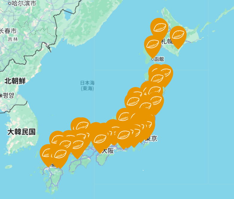 カレーパンマップ公開のお知らせ